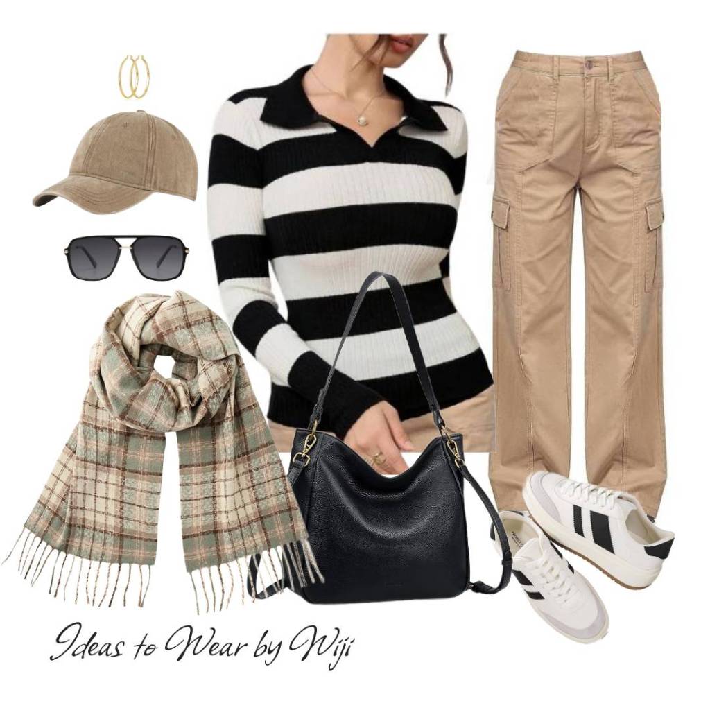 Effortless Street Style in Black, White, and&nbsp;Khaki