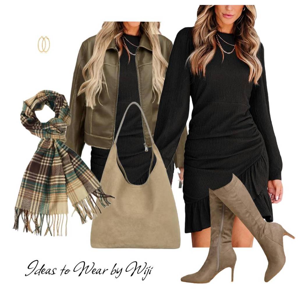 Black, Green and Khaki: Earthy Elegance