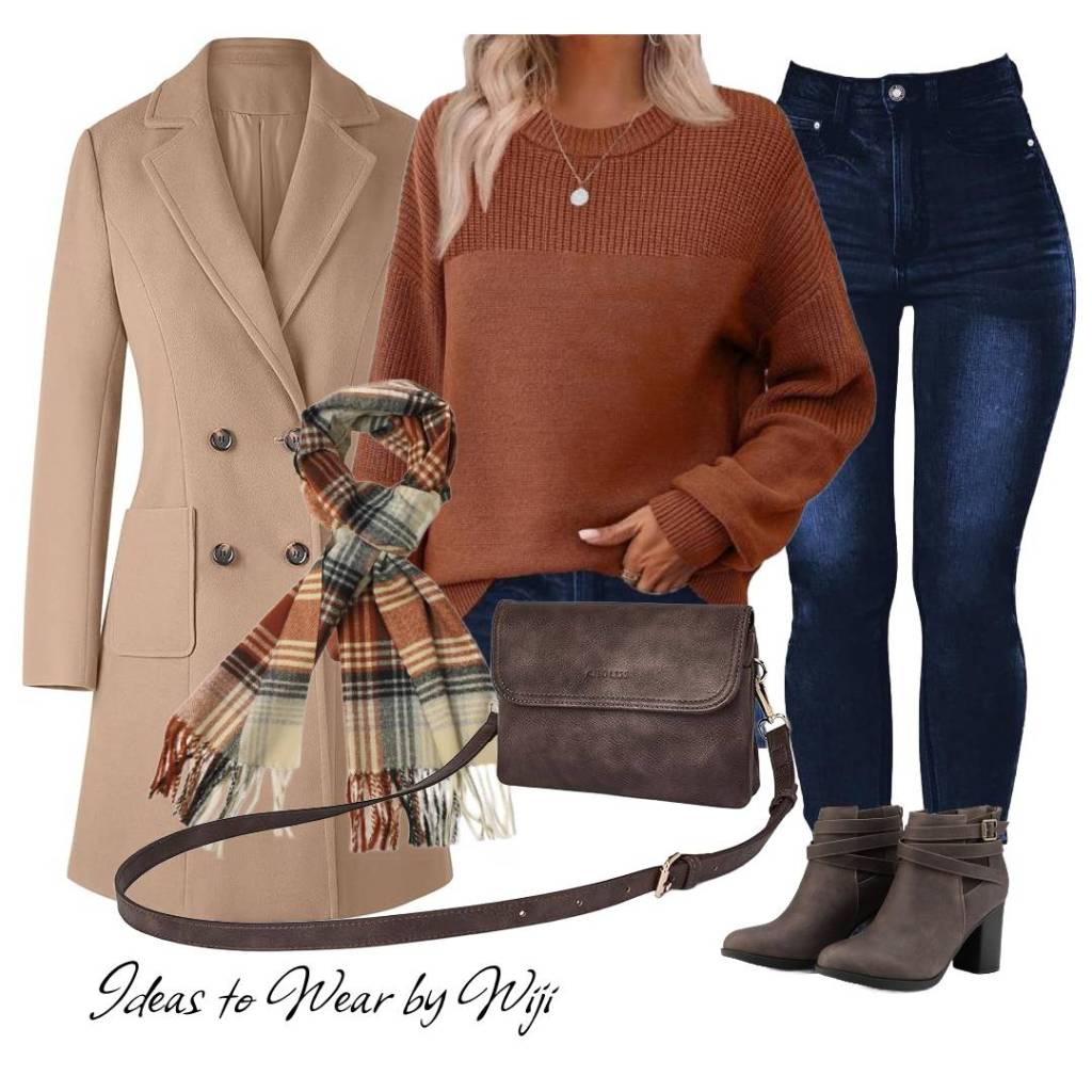 Cozy Elegance with Caramel Chunky Knit Oversized&nbsp;Sweater