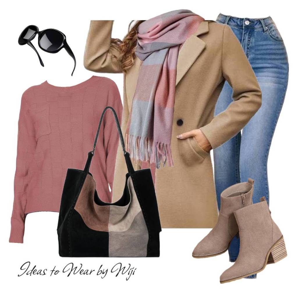 Fall Warmth in Pink and&nbsp;Camel