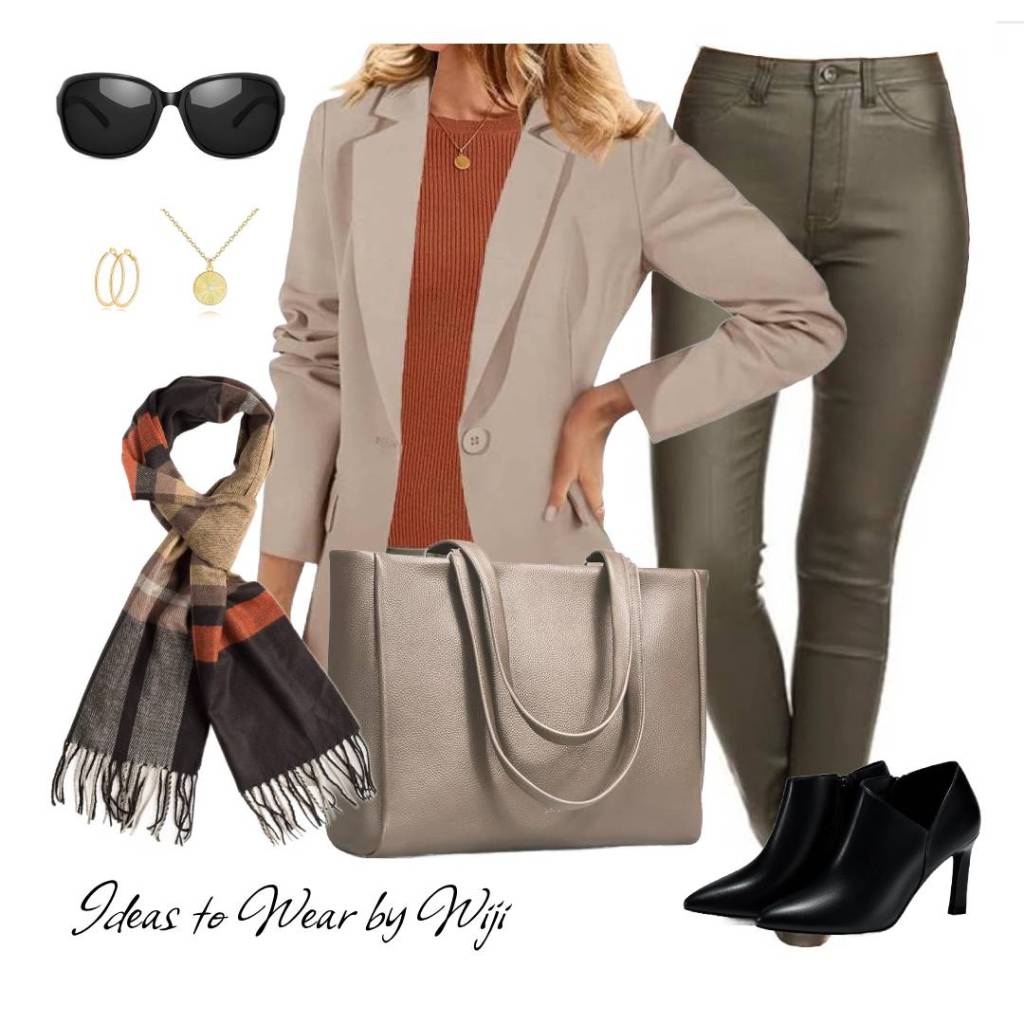 Caramel Ribbed Knit Pullover: Caramel Meets Olive—Effortless Confidence