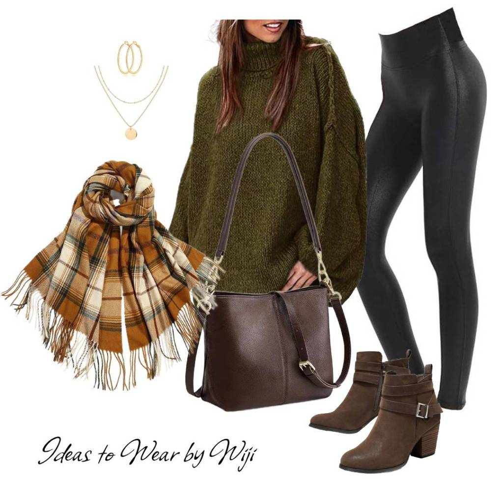 Effortlessly Chic: How to Style an Army Green Oversized&nbsp;Sweater